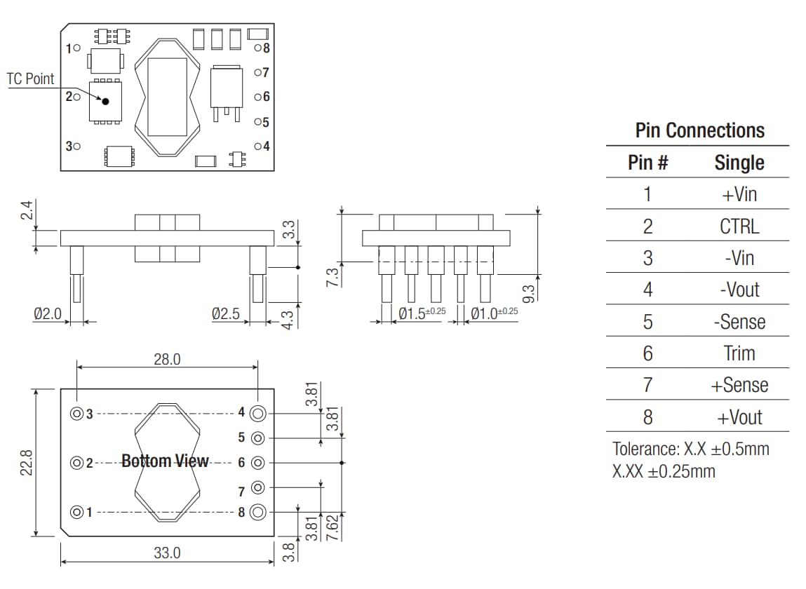 Chart - RECOM Power RPA50S-W DC/DC Converters Chart - RECOM Power RPA50S-W DC/DC Converters
