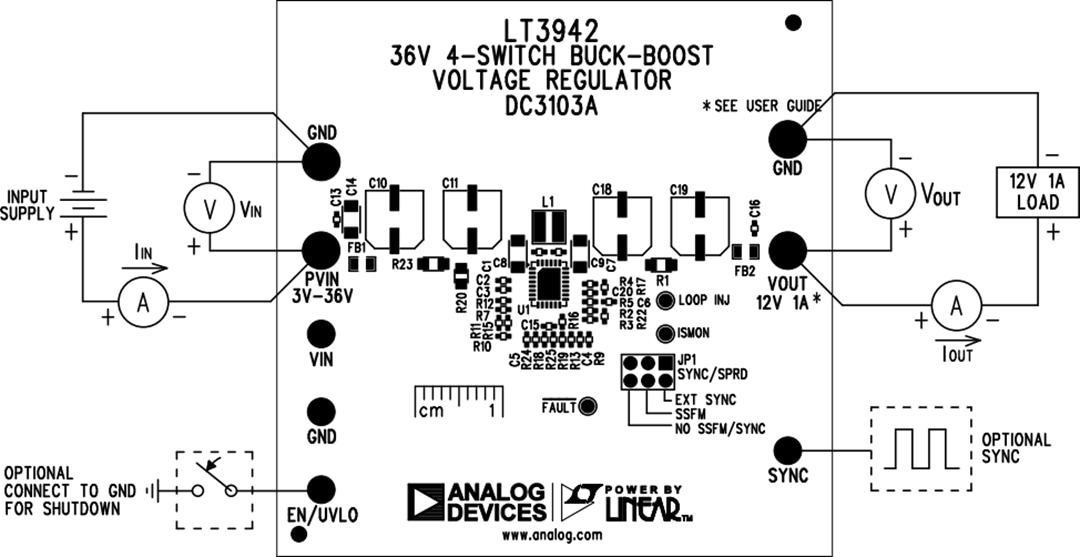 Analog Devices Inc. LT3942 Demo Board DC3103A Analog Devices Inc. LT3942 Demo Board DC3103A