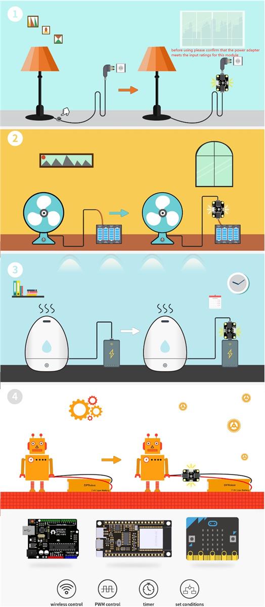 DFRobot DFR0643 Gravity: Easy Relay Module