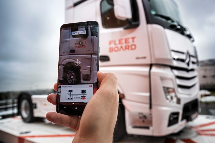 Fleetboard Vehicles Lens app