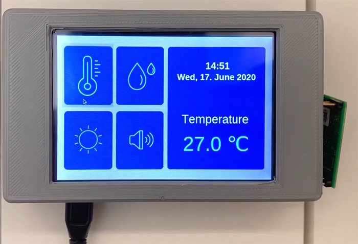 Sensors and board added into a 3D printed box