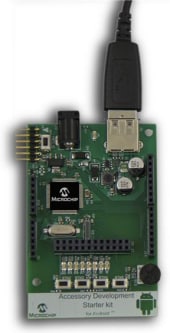 Microchip DM240415 PIC24F Accessory Development Starter Kit for Android