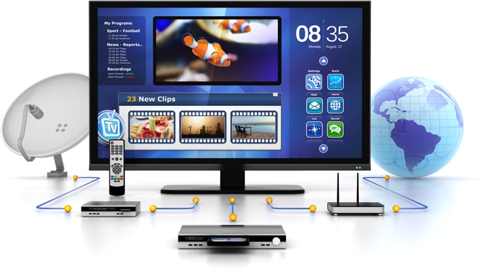 Streaming devices connected to the Internet