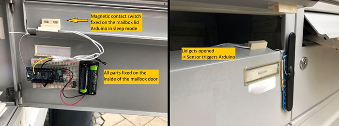 Callback function setup