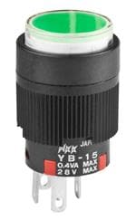 Imagen ampliada de NKK Switches YB15CKG01-5F-JF