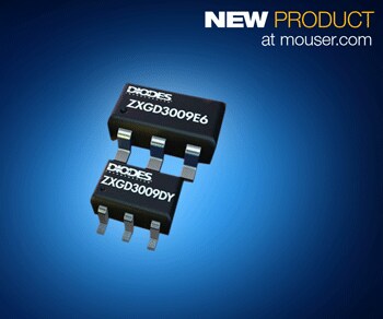 Robust Diodes Incorporated New ZXGD3009 Gate Drivers Available from Mouser