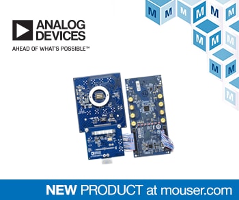 Analog Devices' Modular and Customizable LiDAR Prototyping Platform Now Shipping from Mouser Electronics