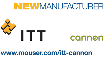 Mouser Signs Global Agreement with ITT Cannon to Distribute Commercial and Industrial Interconnect Solutions