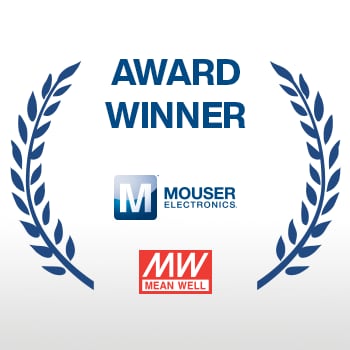 Mouser Electronics Named MEAN WELL Distributor of the Year