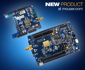 STMicroelectronics' STM32 LoRaWAN Discovery Board Now in Stock Exclusively at Mouser