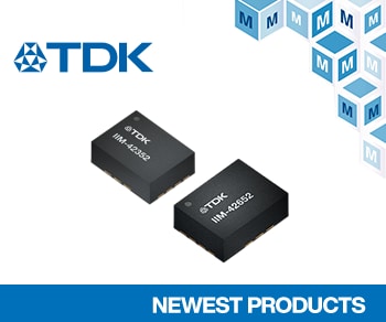 Mouser Now Shipping TDK InvenSense SmartIndustrial Sensor Family for Variety of Industrial Applications