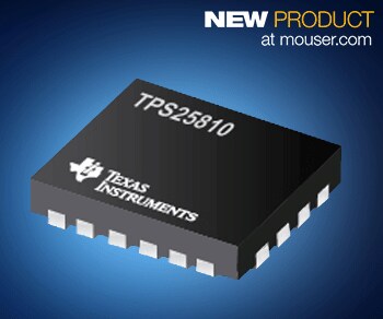 Mouser Now Stocking Texas Instruments' TPS25810 USB Type-C DFP Controller for Host Devices